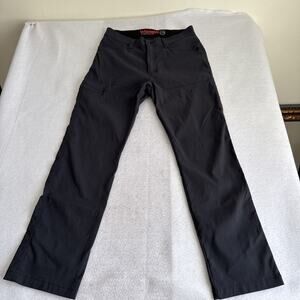 Wrangler ATG All Terrain Gear Pants Men’s 32x30 Black Nylon Stretch Hiking Gear